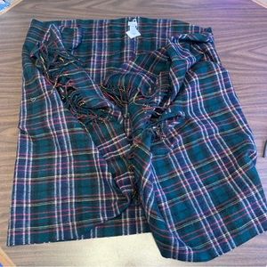 NWT plaid J Crew Shawl